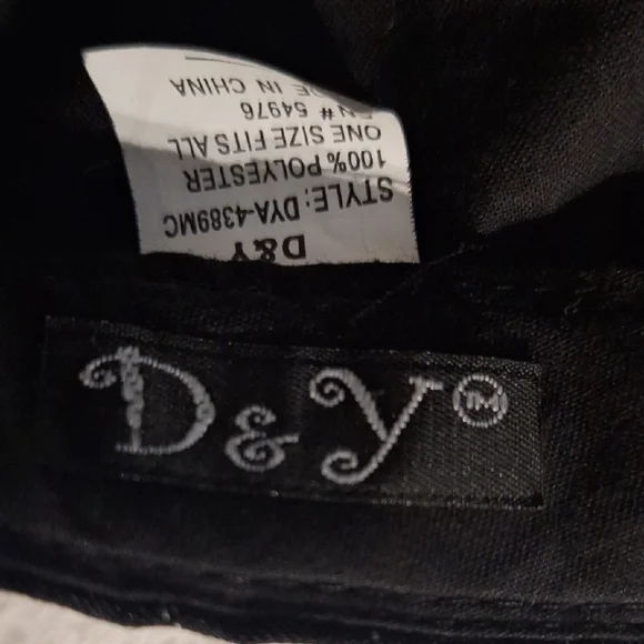 D&Y Black Pinstripe Hat - Picture 2 of 4